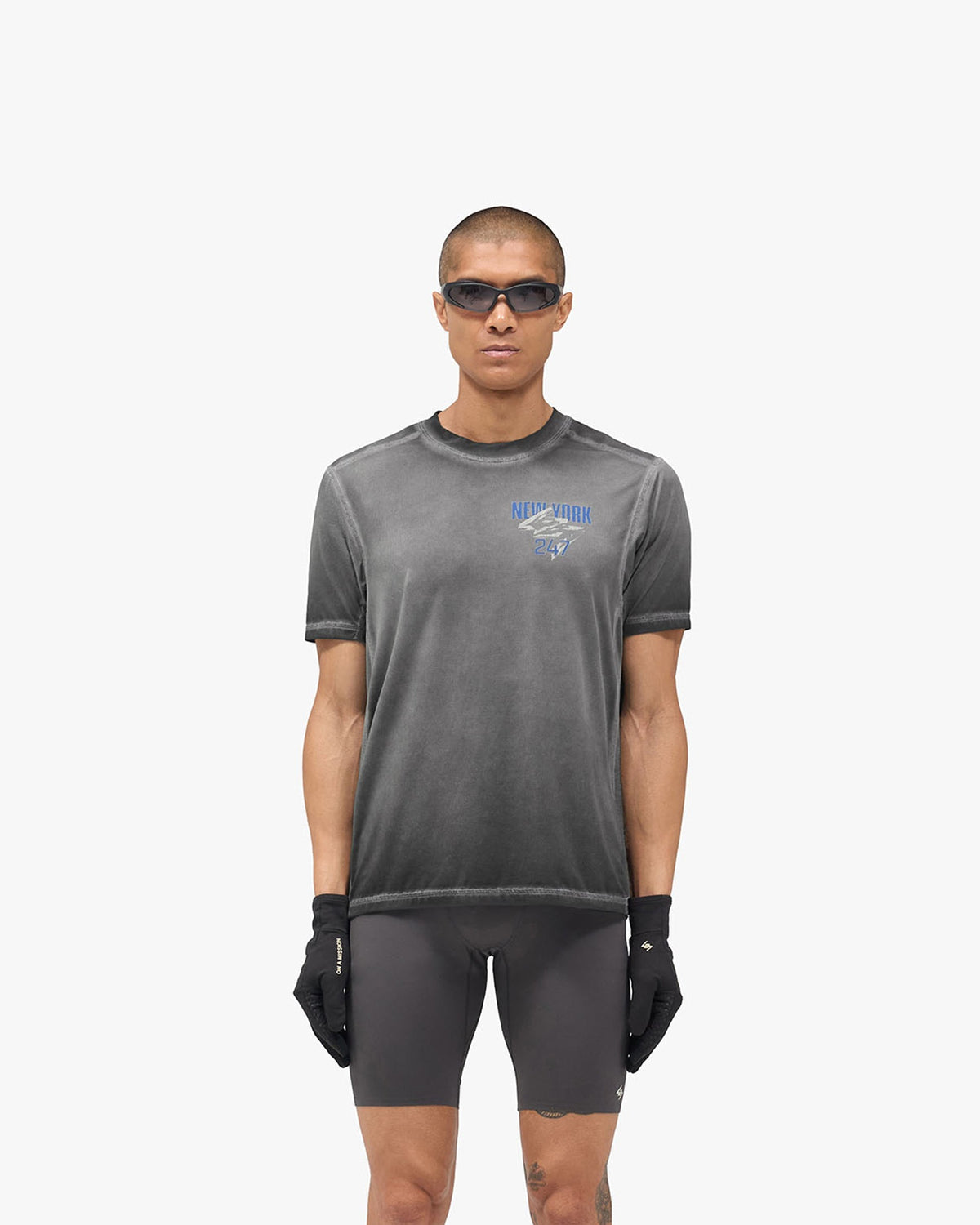 REPRESENT 247 New York T-Shirt - Washed Grey