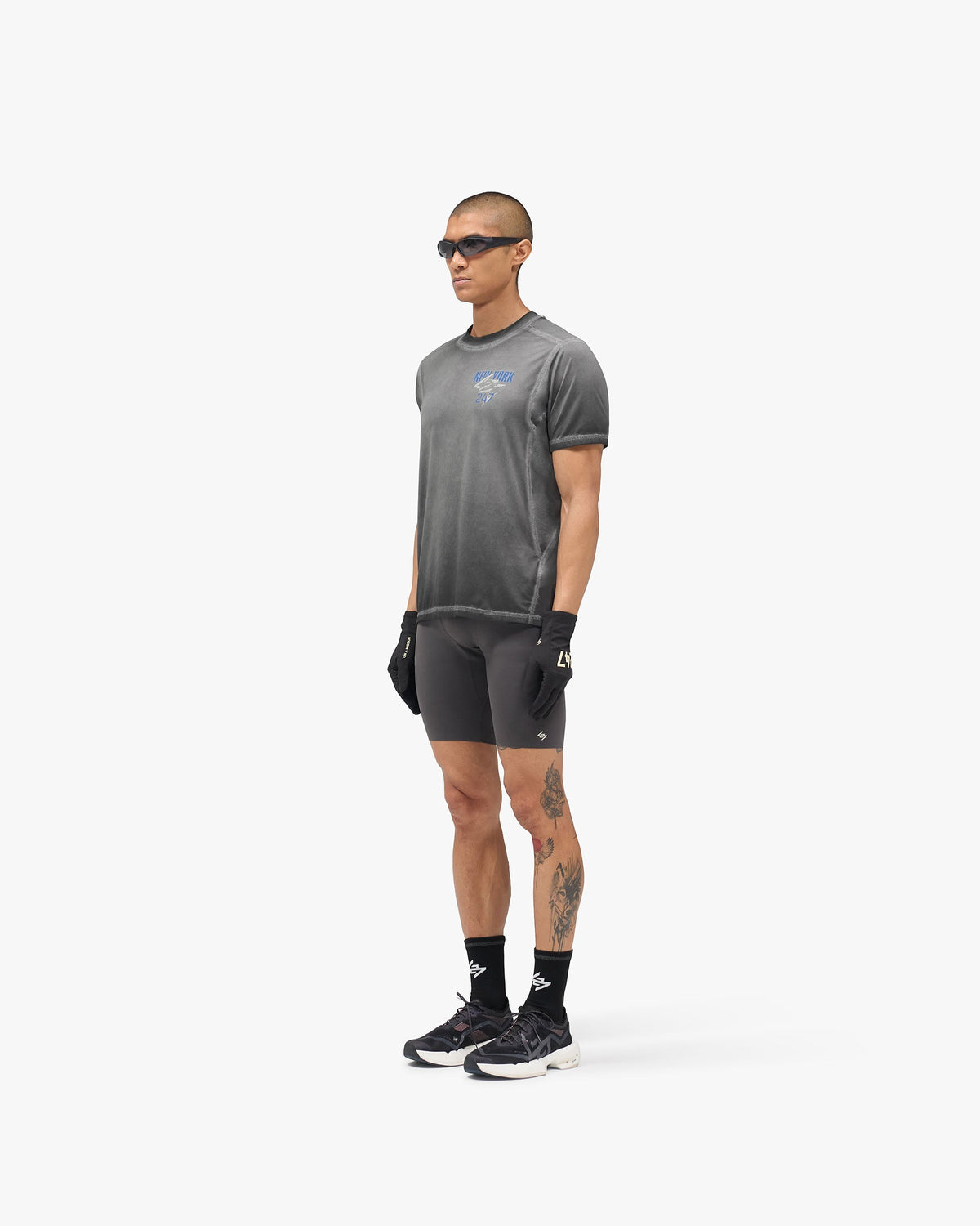 REPRESENT 247 New York T-Shirt - Washed Grey