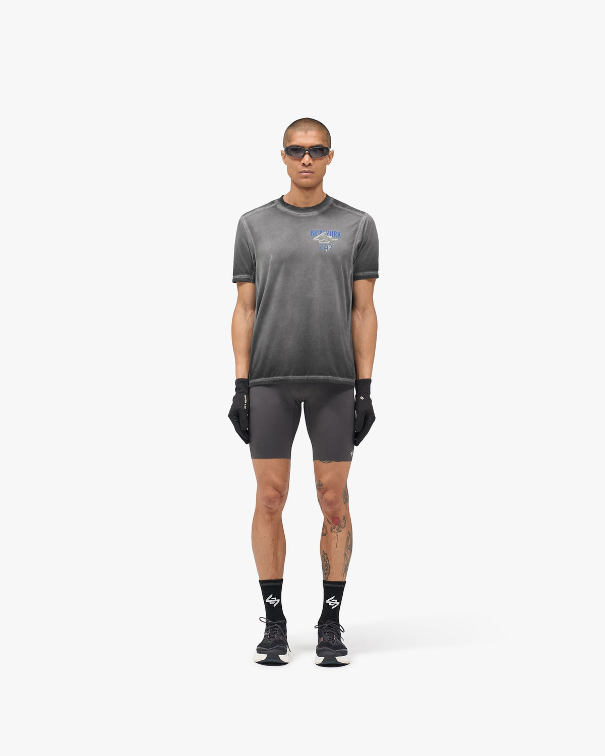 REPRESENT 247 New York T-Shirt - Washed Grey