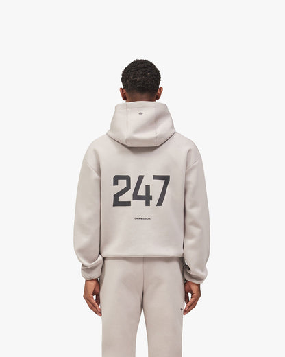 REPRESENT 247 Form Zip Hoodie - Ash Grey