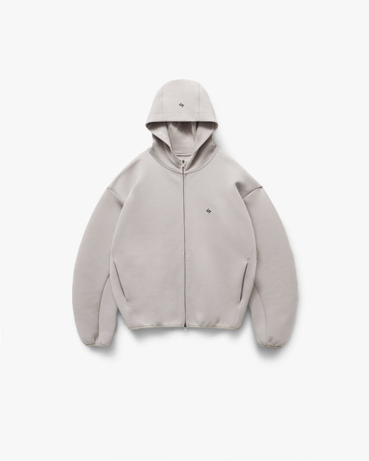 REPRESENT 247 Form Zip Hoodie - Ash Grey