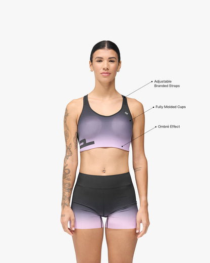 REPRESENT 247 On A Mission High Support Sports Bra - 247 Ombre