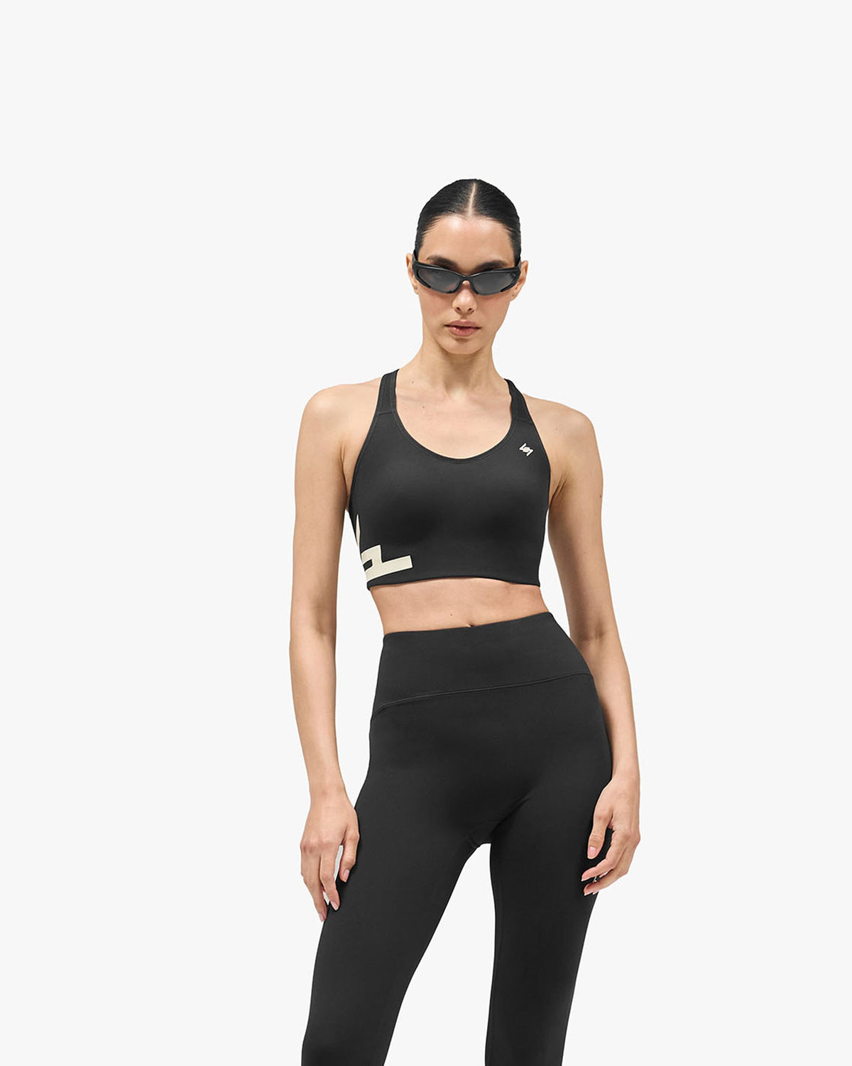 REPRESENT 247 On A Mission High Support Sports Bra - Jet Black