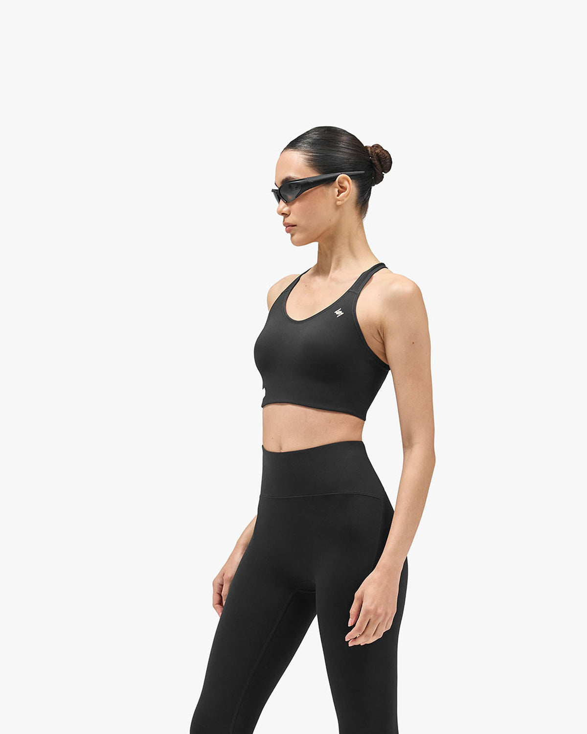 REPRESENT 247 On A Mission High Support Sports Bra - Jet Black