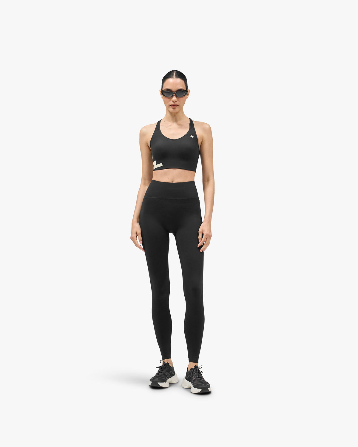 REPRESENT 247 On A Mission High Support Sports Bra - Jet Black