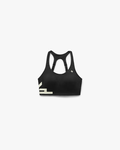 REPRESENT 247 On A Mission High Support Sports Bra - Jet Black