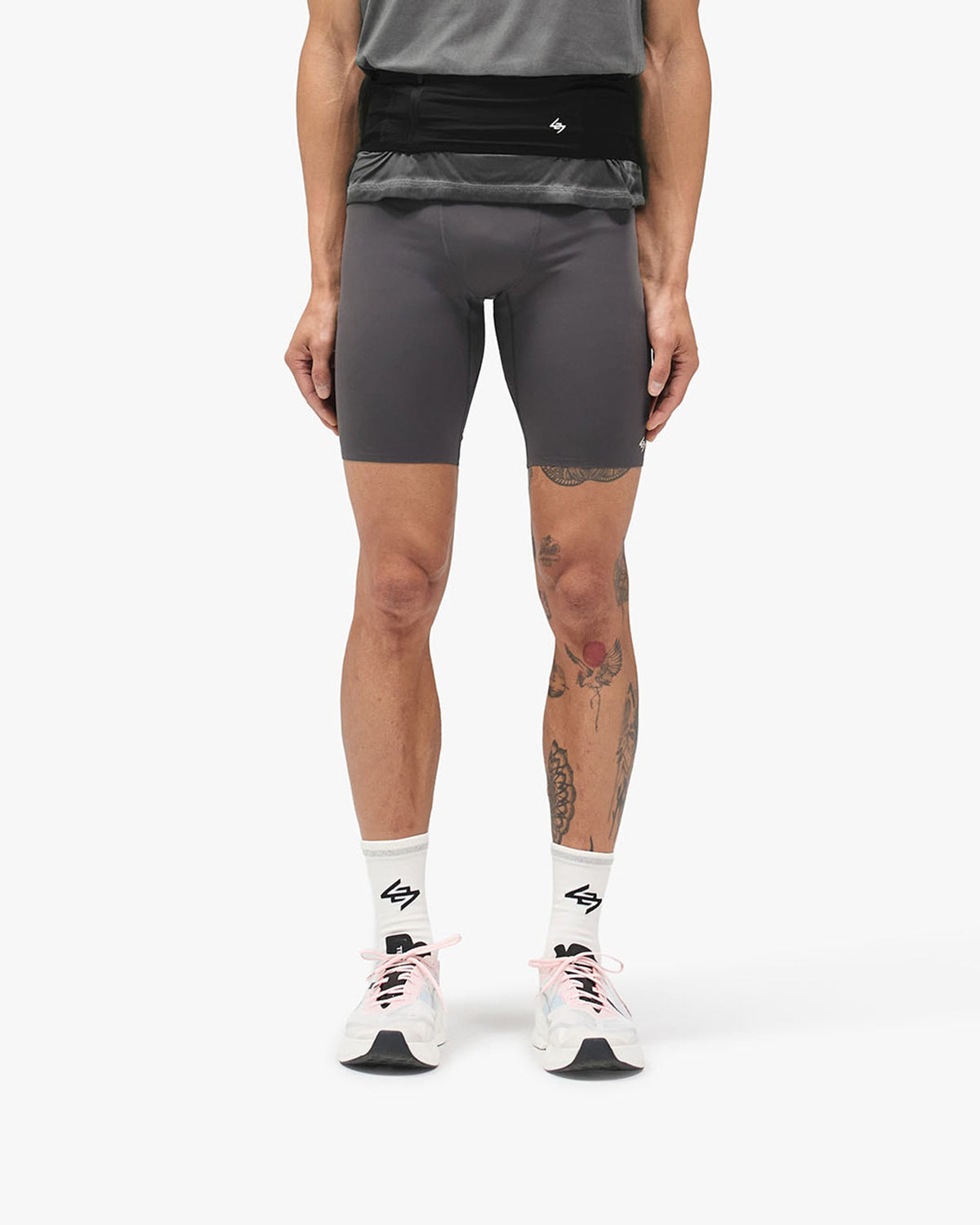 REPRESENT 247 Race Half Tight - Washed Grey