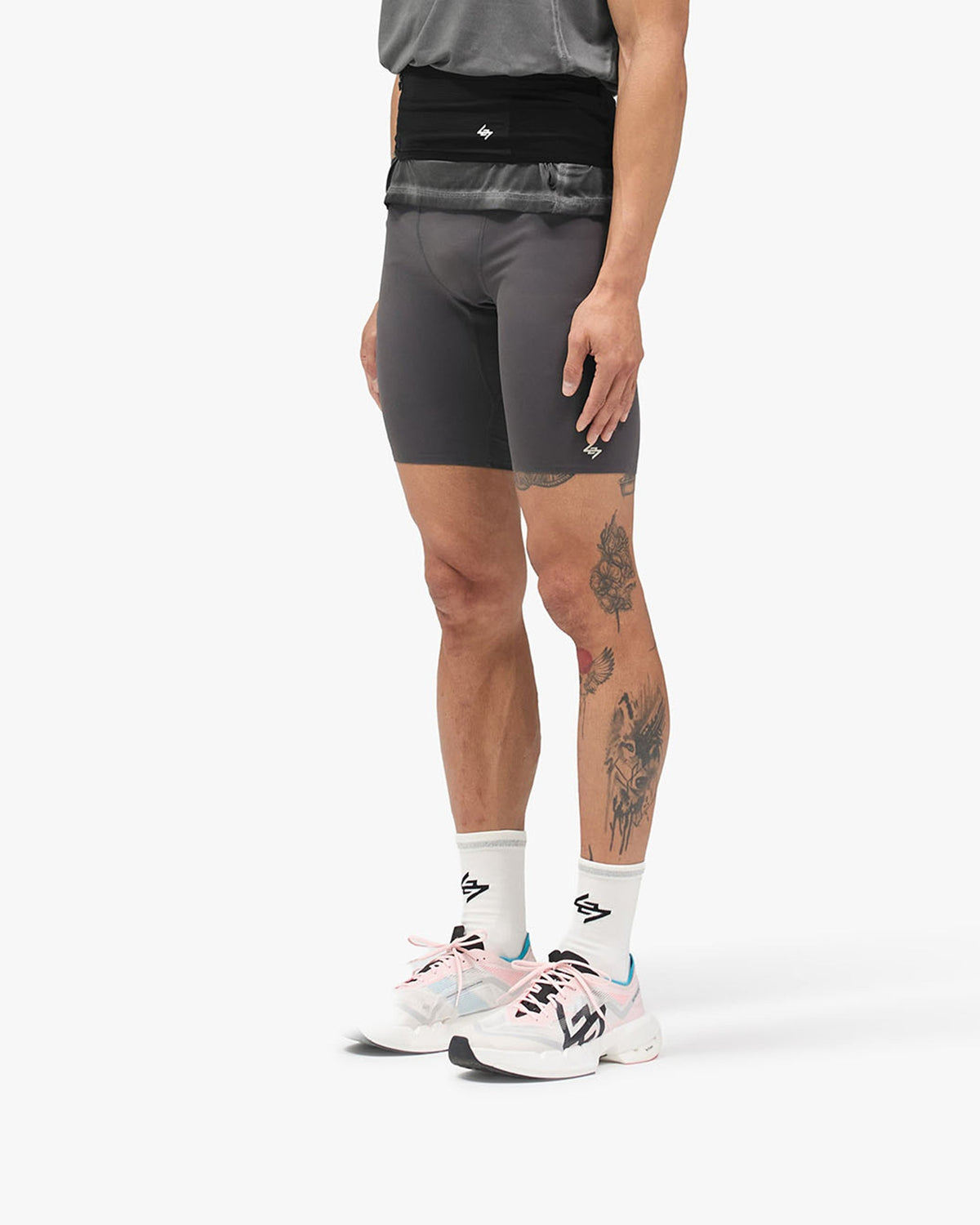 REPRESENT 247 Race Half Tight - Washed Grey