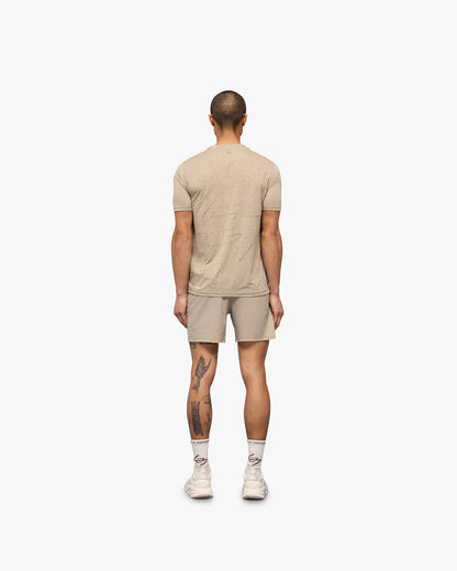REPRESENT 247 Contour Run T-Shirt - Pebble