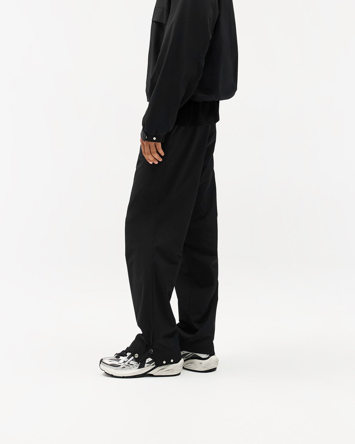 REPRESENT Initial Nylon Track Pant - Black