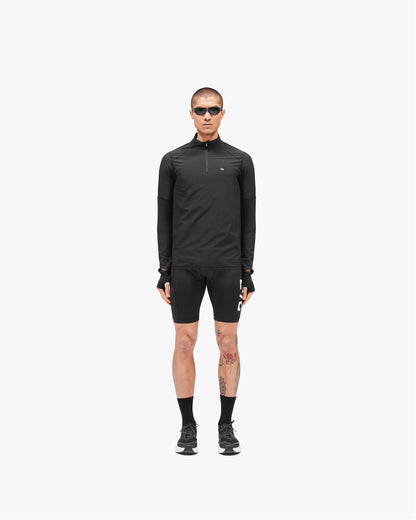 REPRESENT 247 Run Quarter Zip - Jet Black