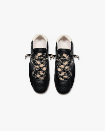 REPRESENT Low-Pro Leather - Jet Black