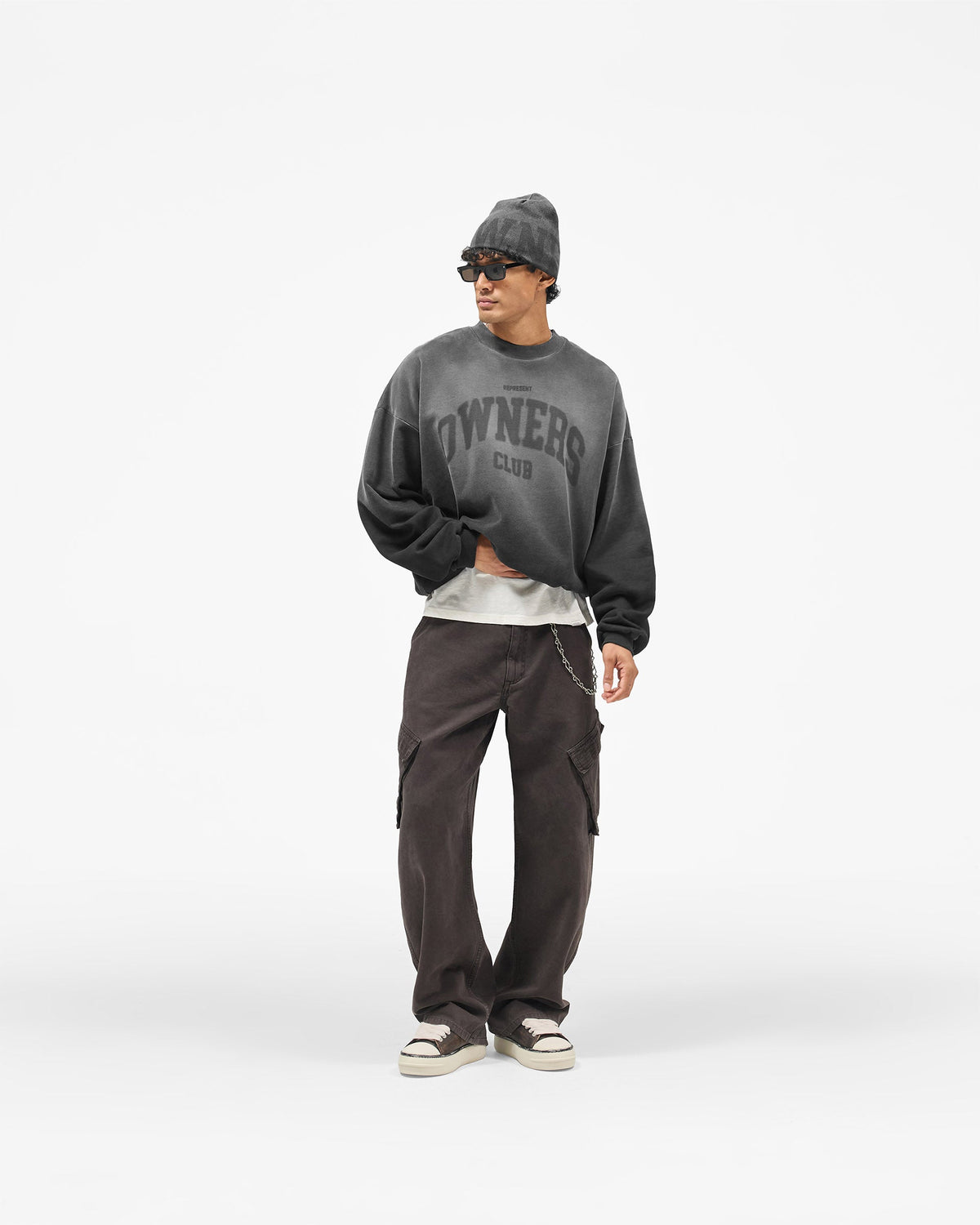 REPRESENT Represent Owners Club Sweatshirt - Weathered Black