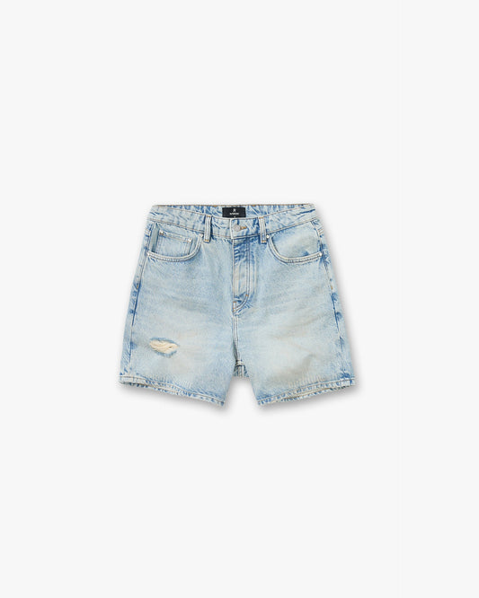 REPRESENT Busy Doing Nothing Denim Short - Dusty Blue