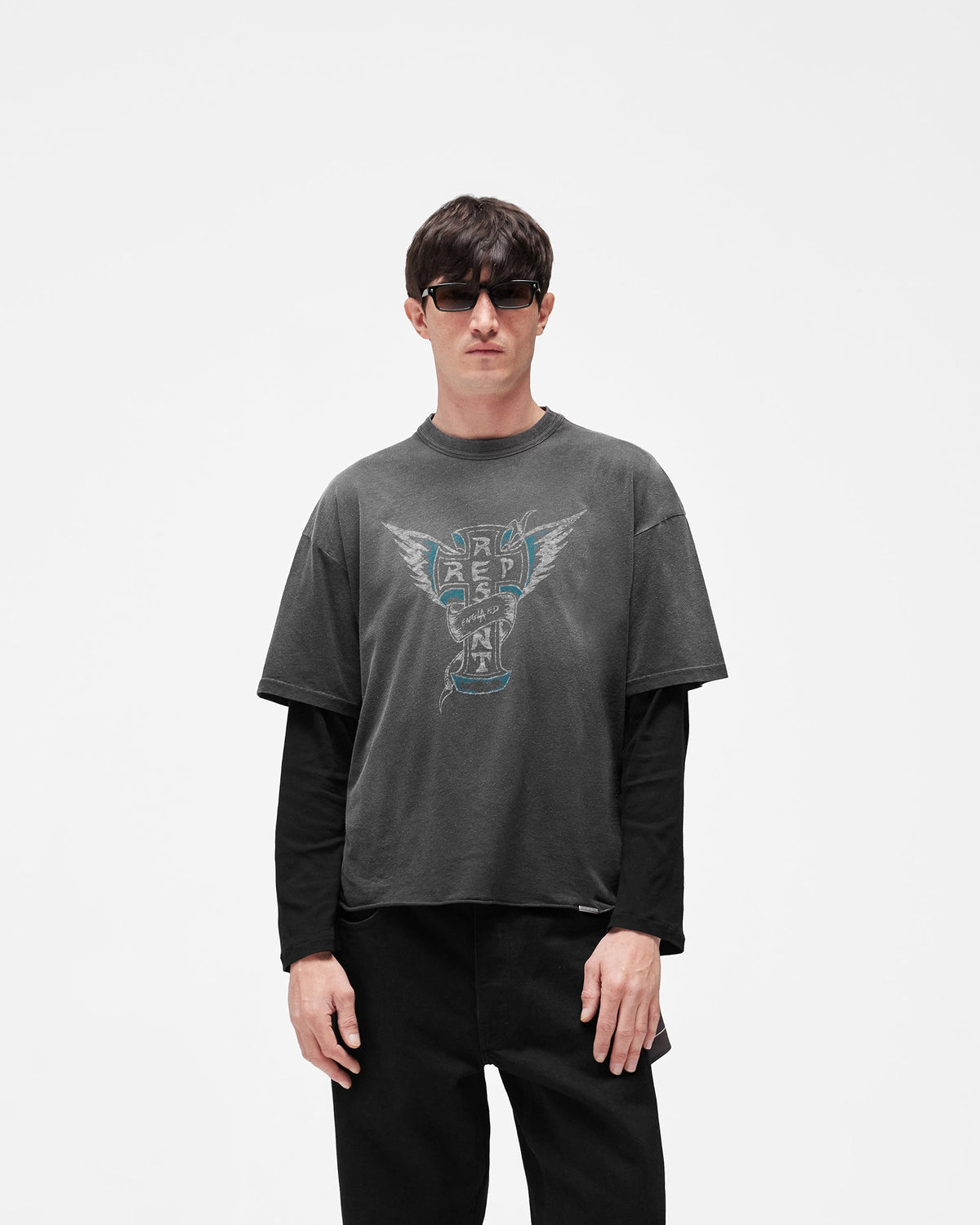 REPRESENT Westside T-Shirt - Stained Black