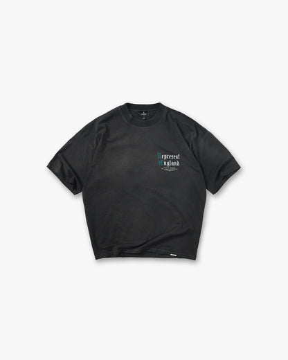 REPRESENT Private Members T-Shirt - Stained Black