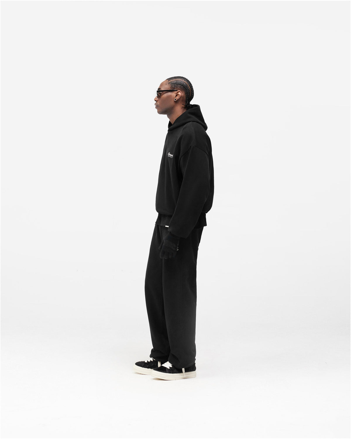 REPRESENT Dual Layer Script Sweatpants - Jet Black