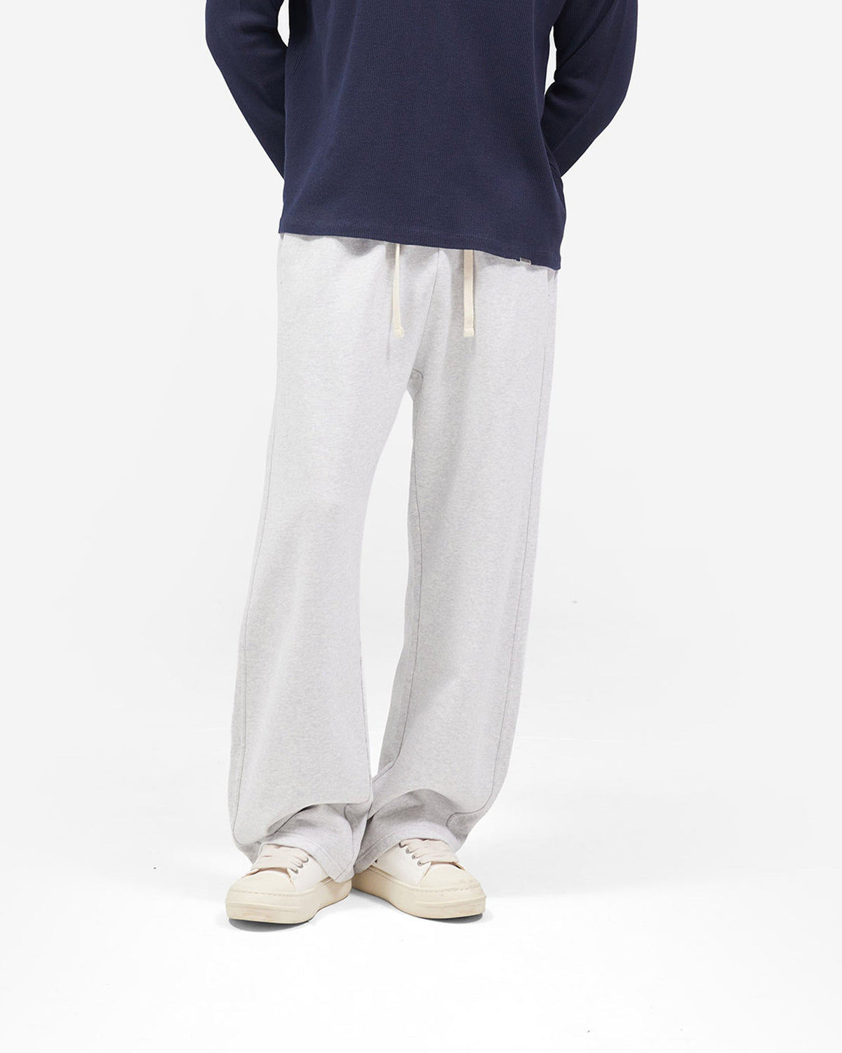 REPRESENT Initial Sweatpants - Ice Grey Marl