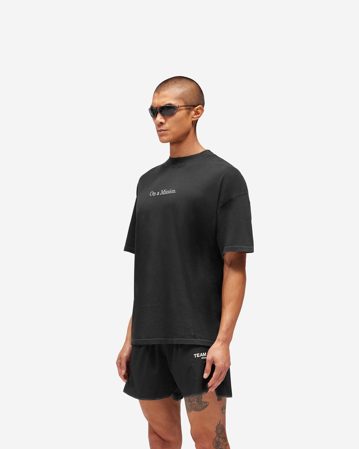 REPRESENT 247 On A Mission T-Shirt - Jet Black