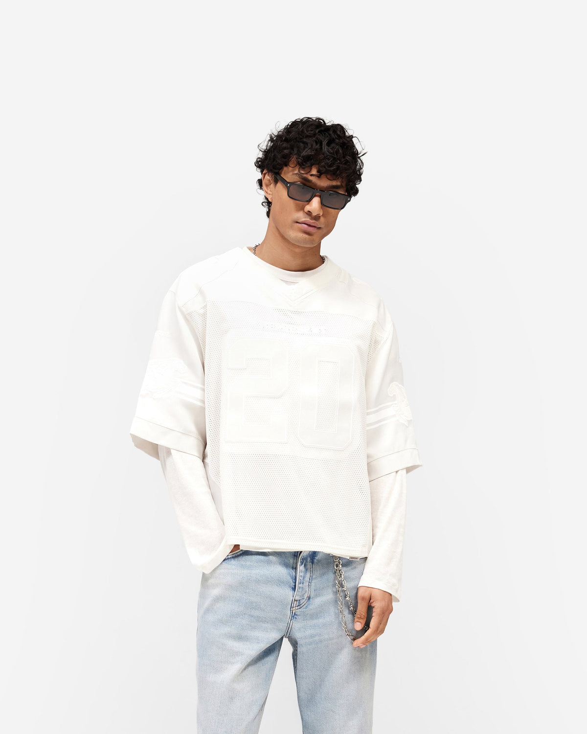 REPRESENT American Football Jersey - Chalk