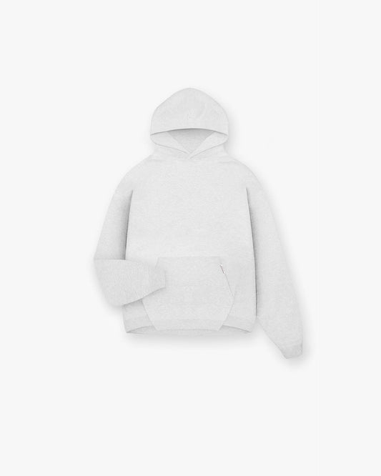 REPRESENT Initial Oversized Hoodie - Ice Grey Marl
