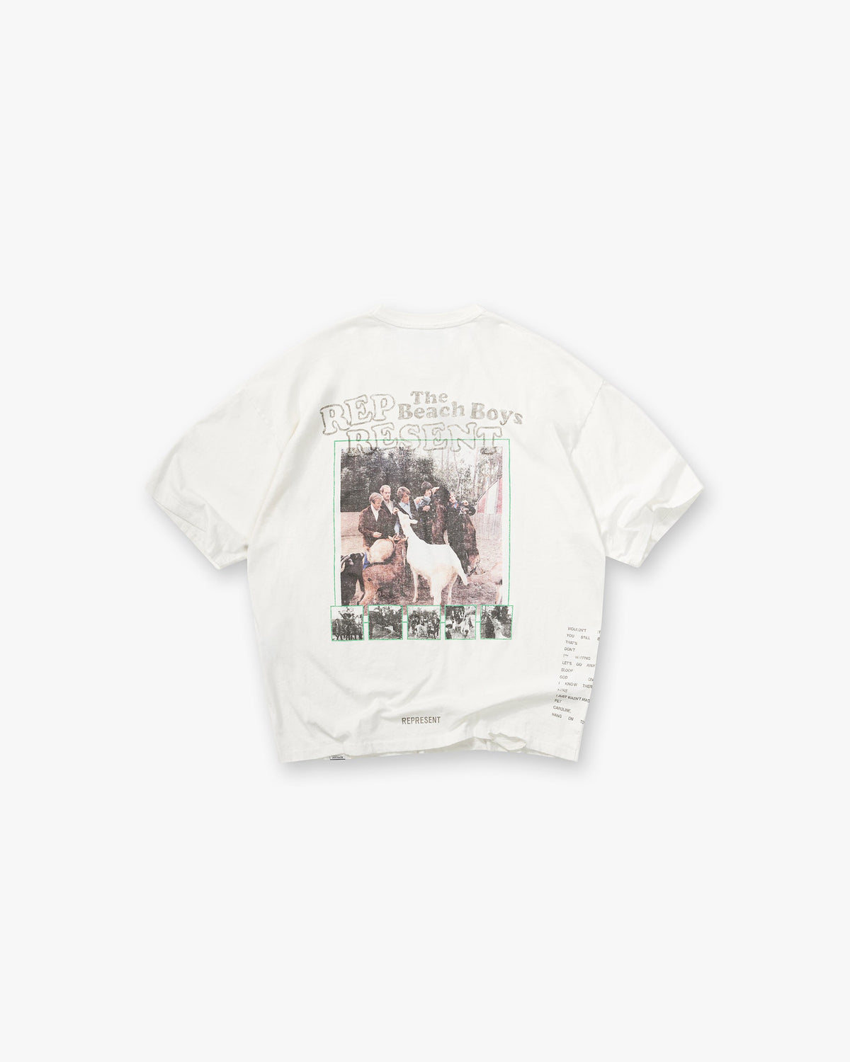 REPRESENT Represent x Beach Boys Pet Sounds T-Shirt - Flat White