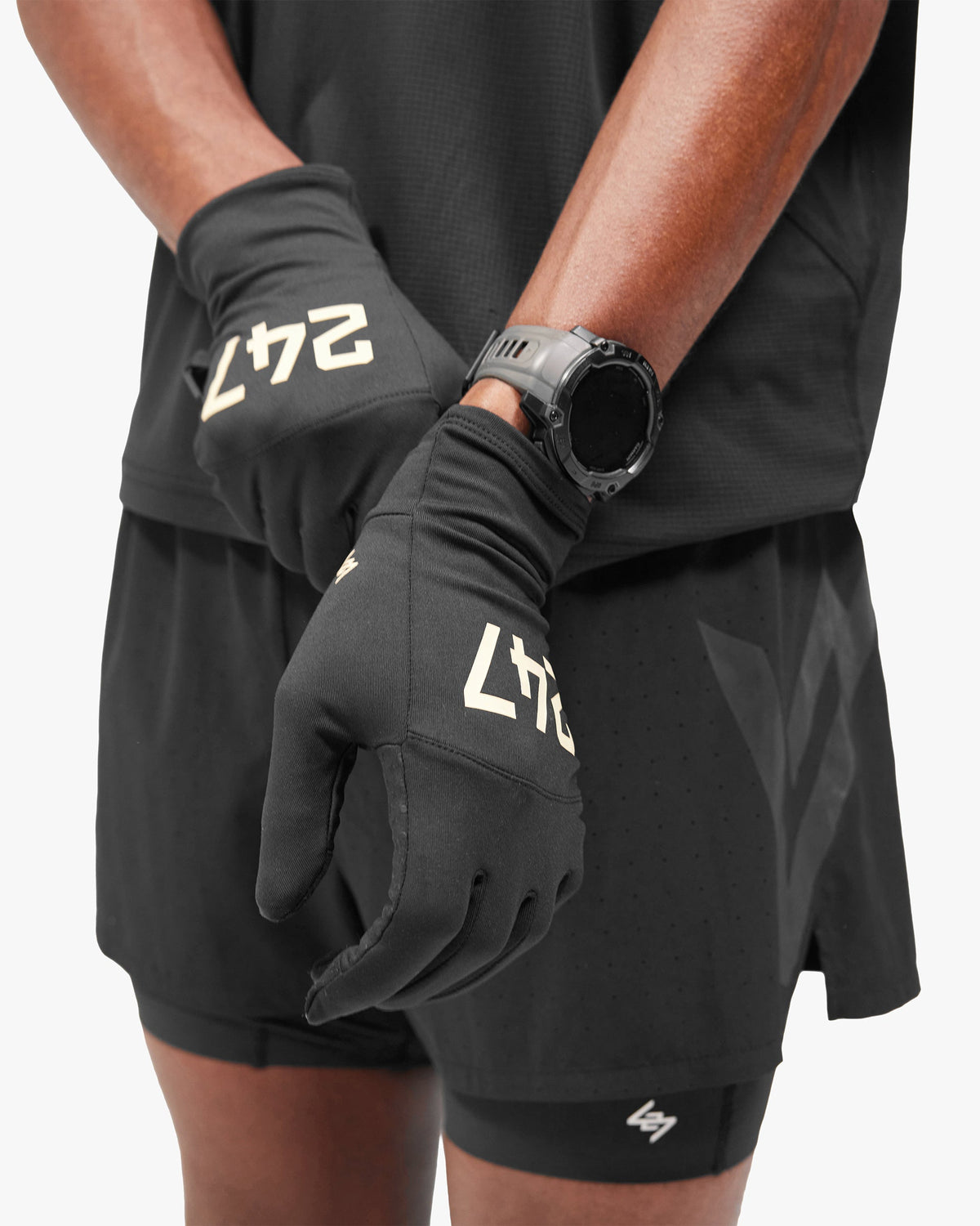 REPRESENT 247 Numbers Glove - Jet Black