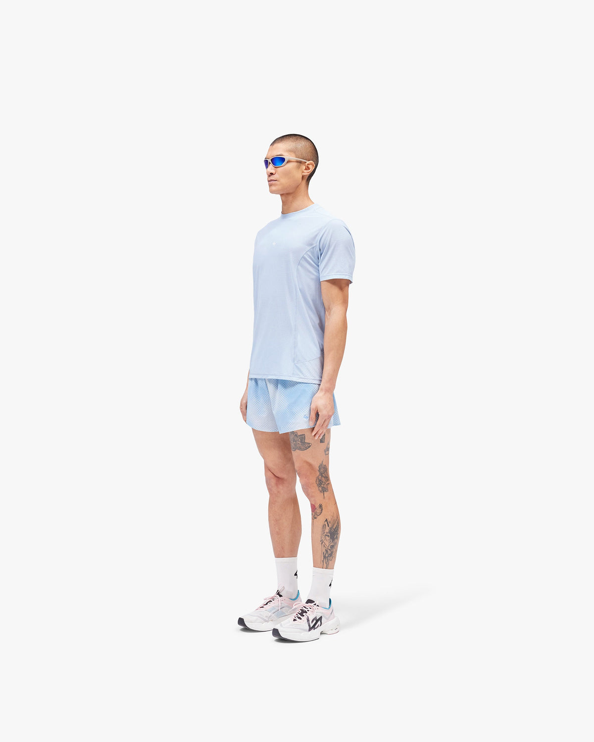 REPRESENT 247 Hybrid T-Shirt - Glacier Fade Out