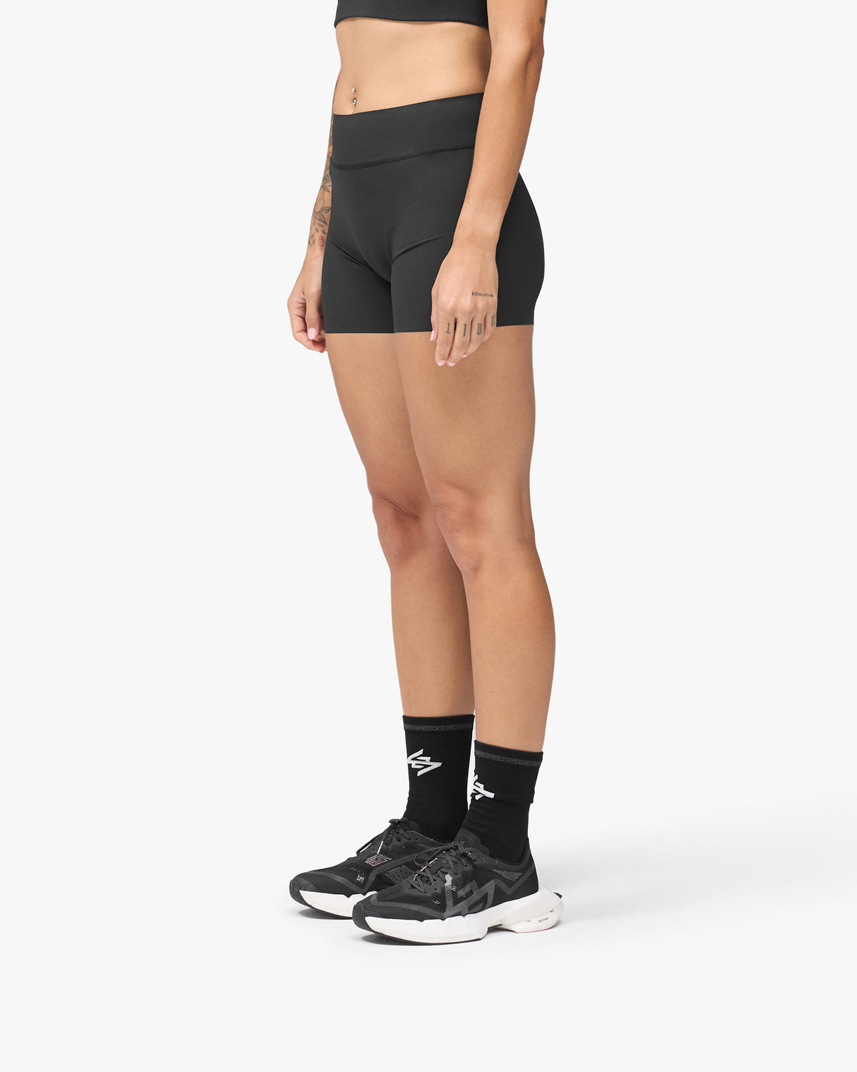 REPRESENT 247 Ghost Micro Short - Jet Black