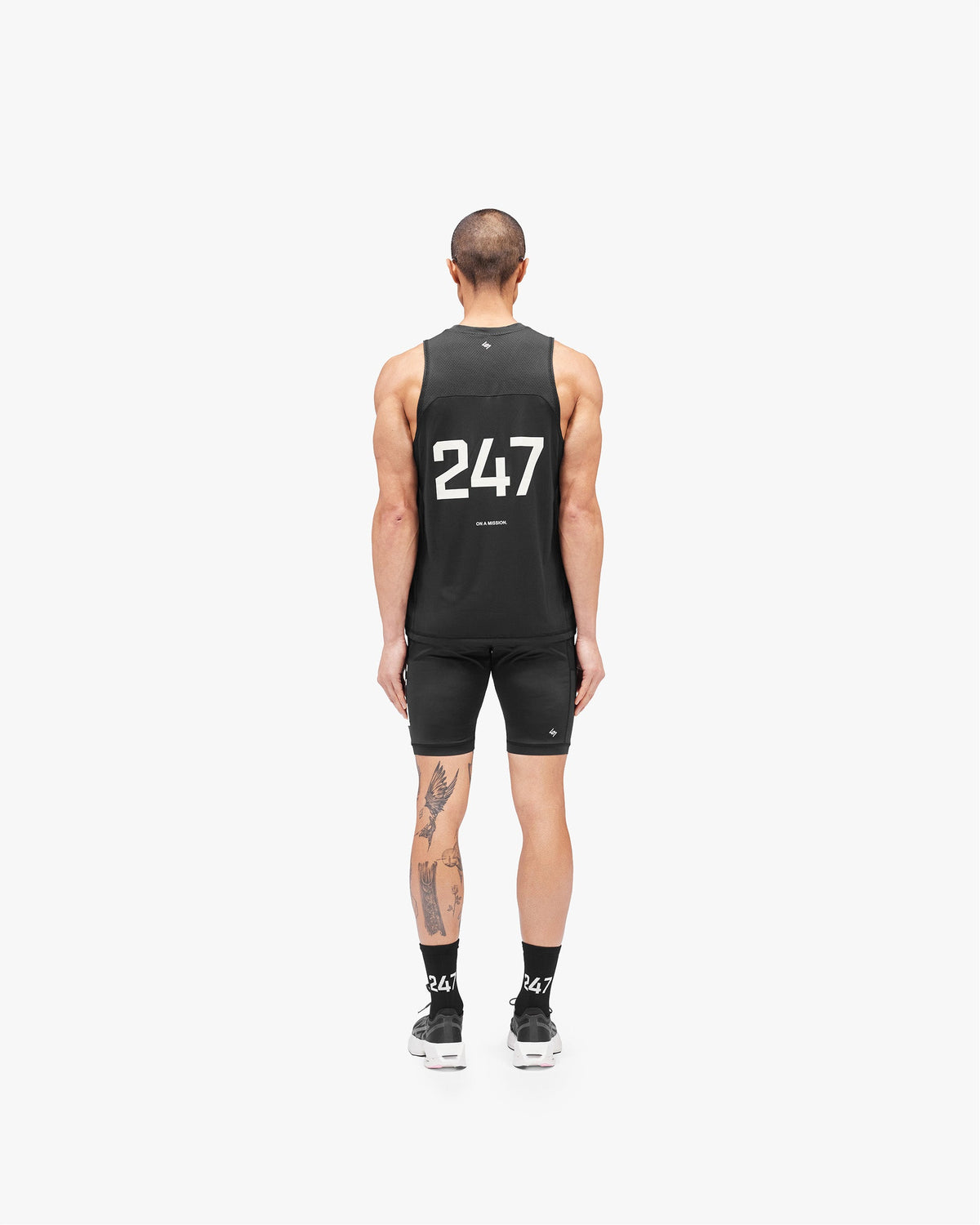 REPRESENT 247 Cargo Half Tight - Jet Black