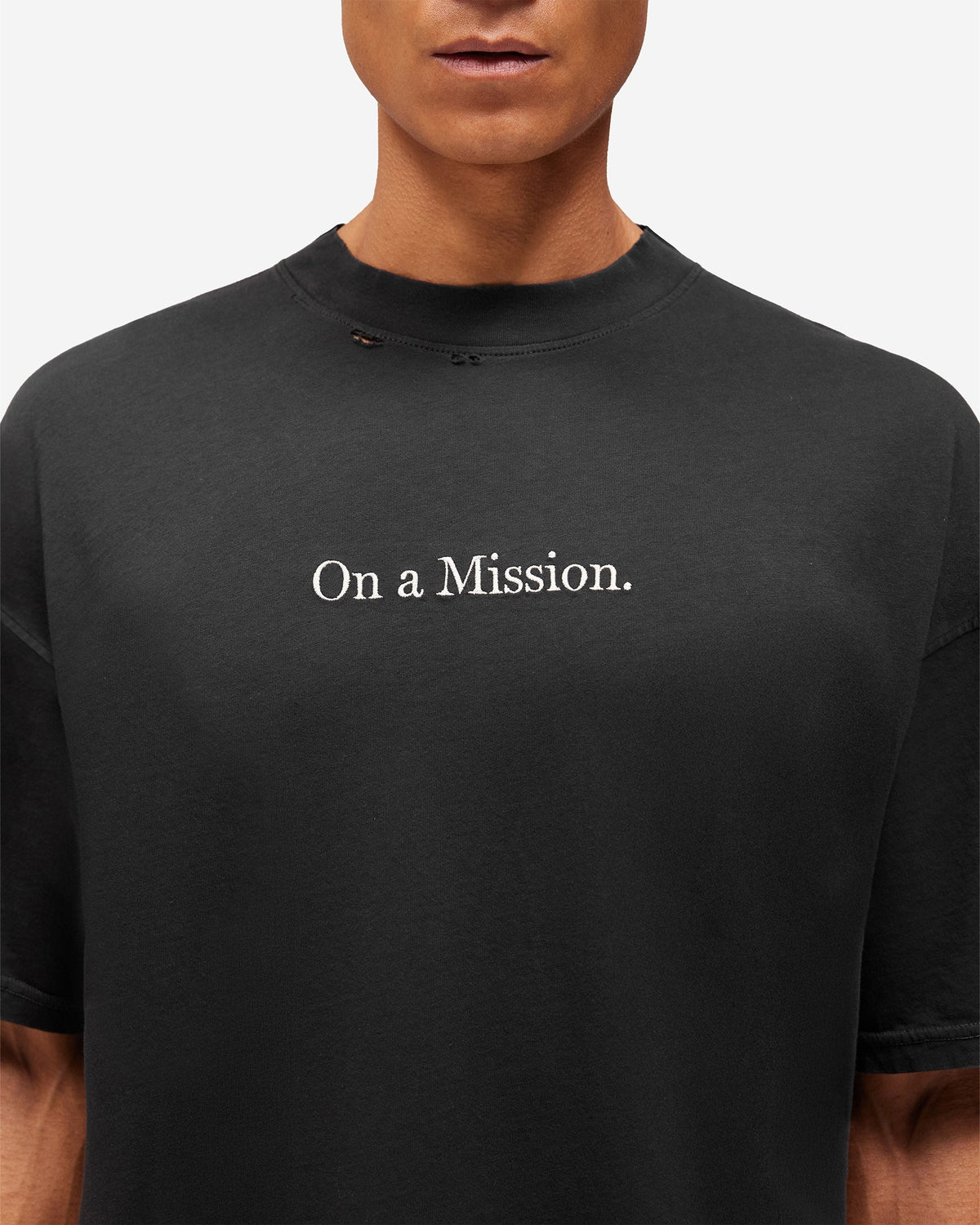 REPRESENT 247 On A Mission T-Shirt - Jet Black
