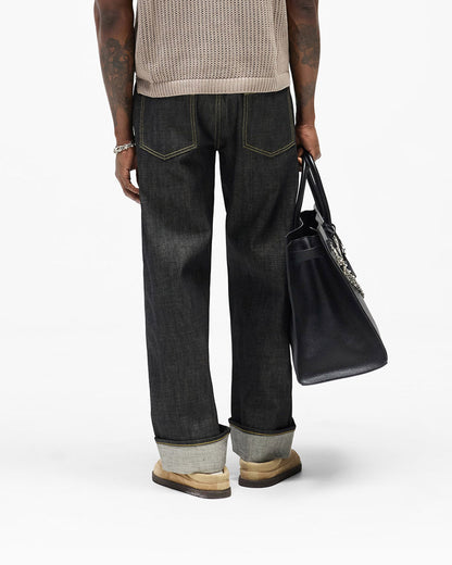 REPRESENT Selvedge Denim - Midnight Black