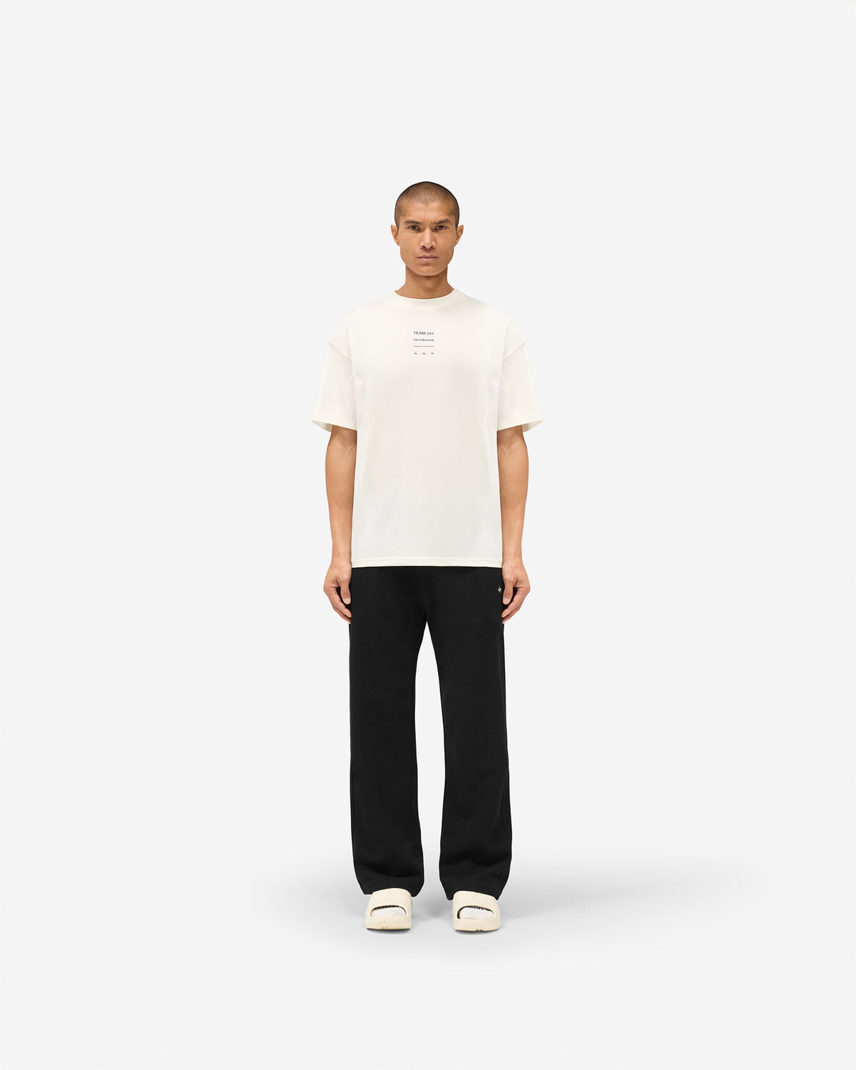 REPRESENT 247 Straight Leg Jogger - Jet Black