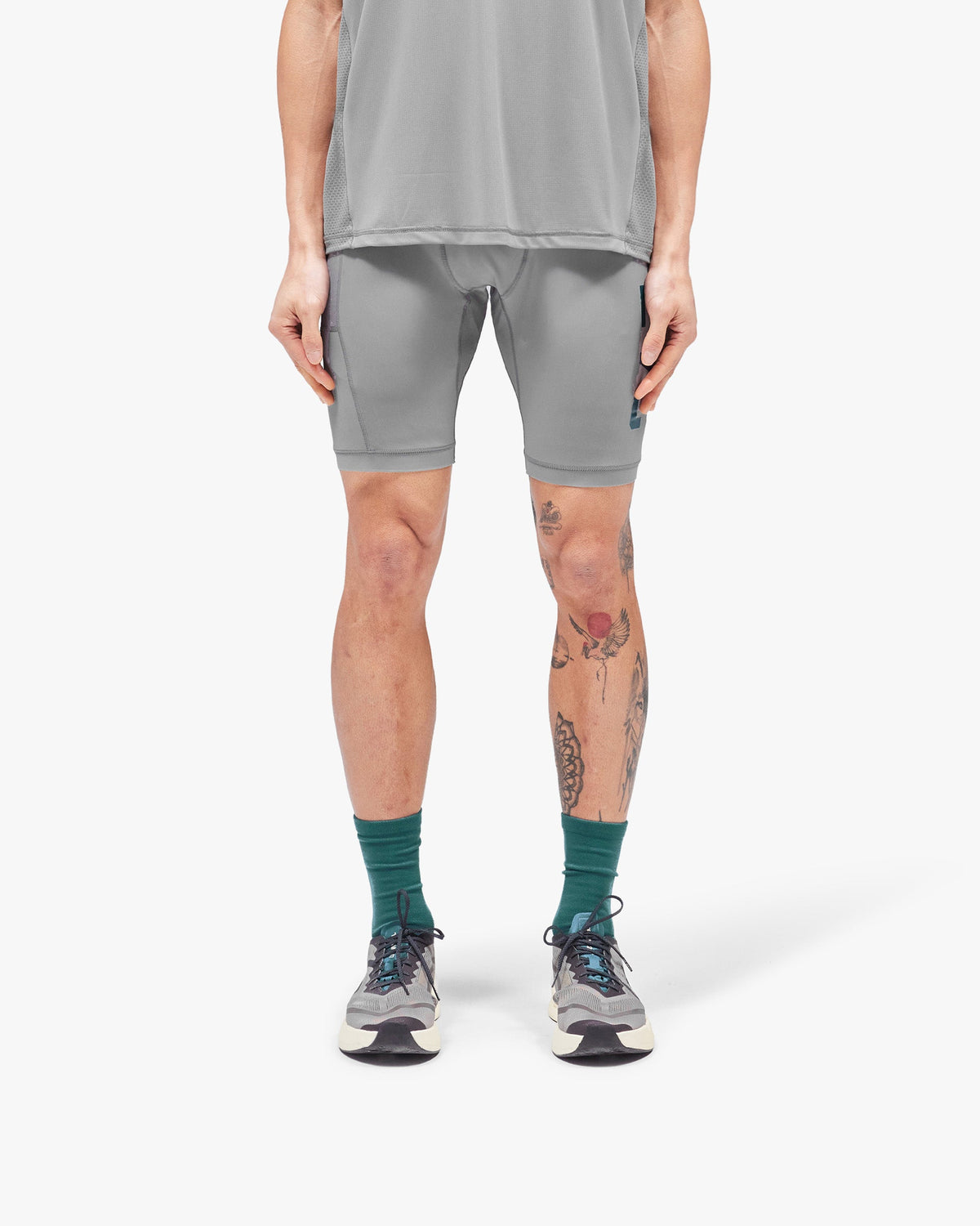 REPRESENT 247 Cargo Half Tight - Graphite Grey