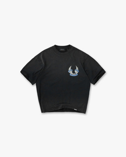REPRESENT Represent X Belstaff Born To Bike T-Shirt - Aged Black