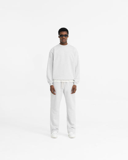 REPRESENT Initial Oversized Sweater - Ice Grey Marl