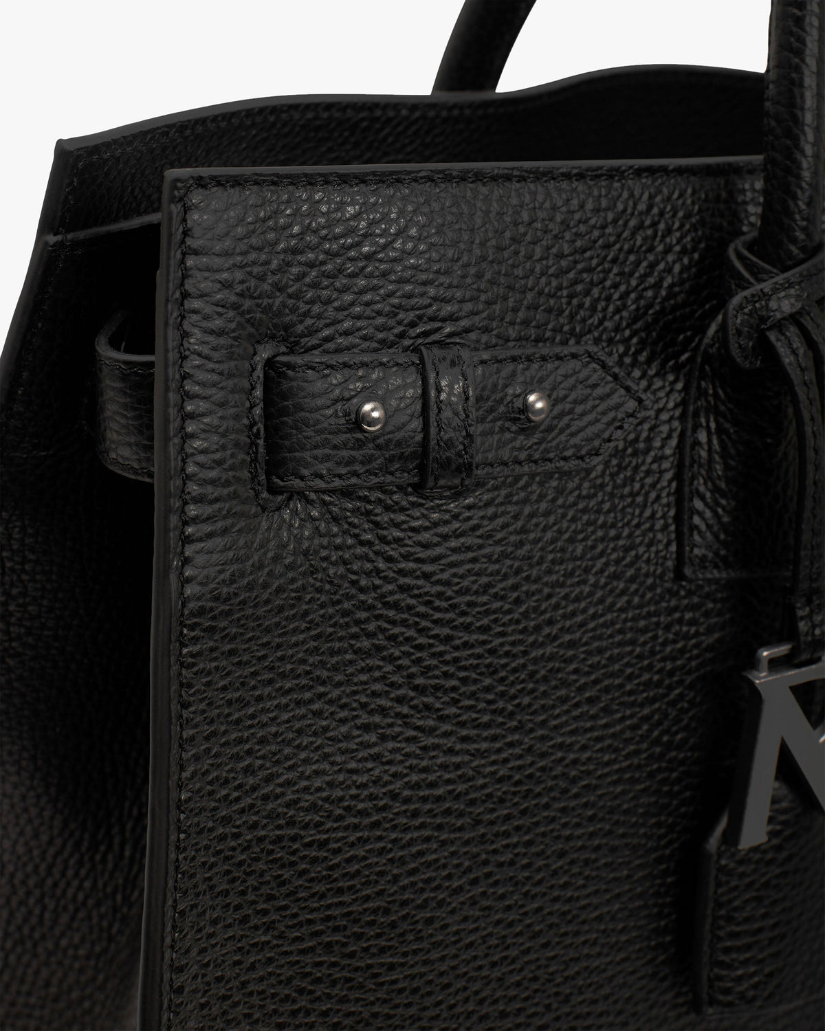 REPRESENT Leather Tote Bag - Textured Black