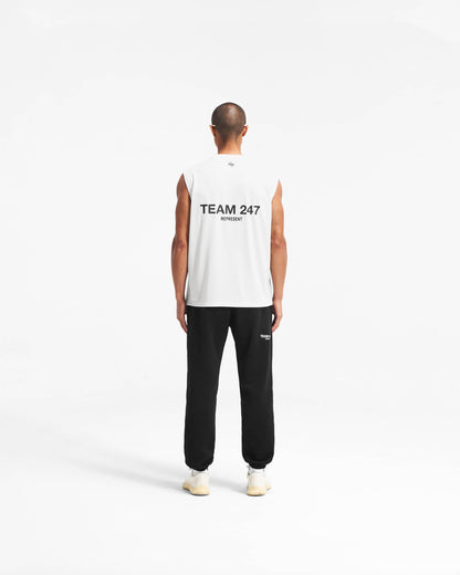 REPRESENT Team 247 Oversized Tank - Flat White