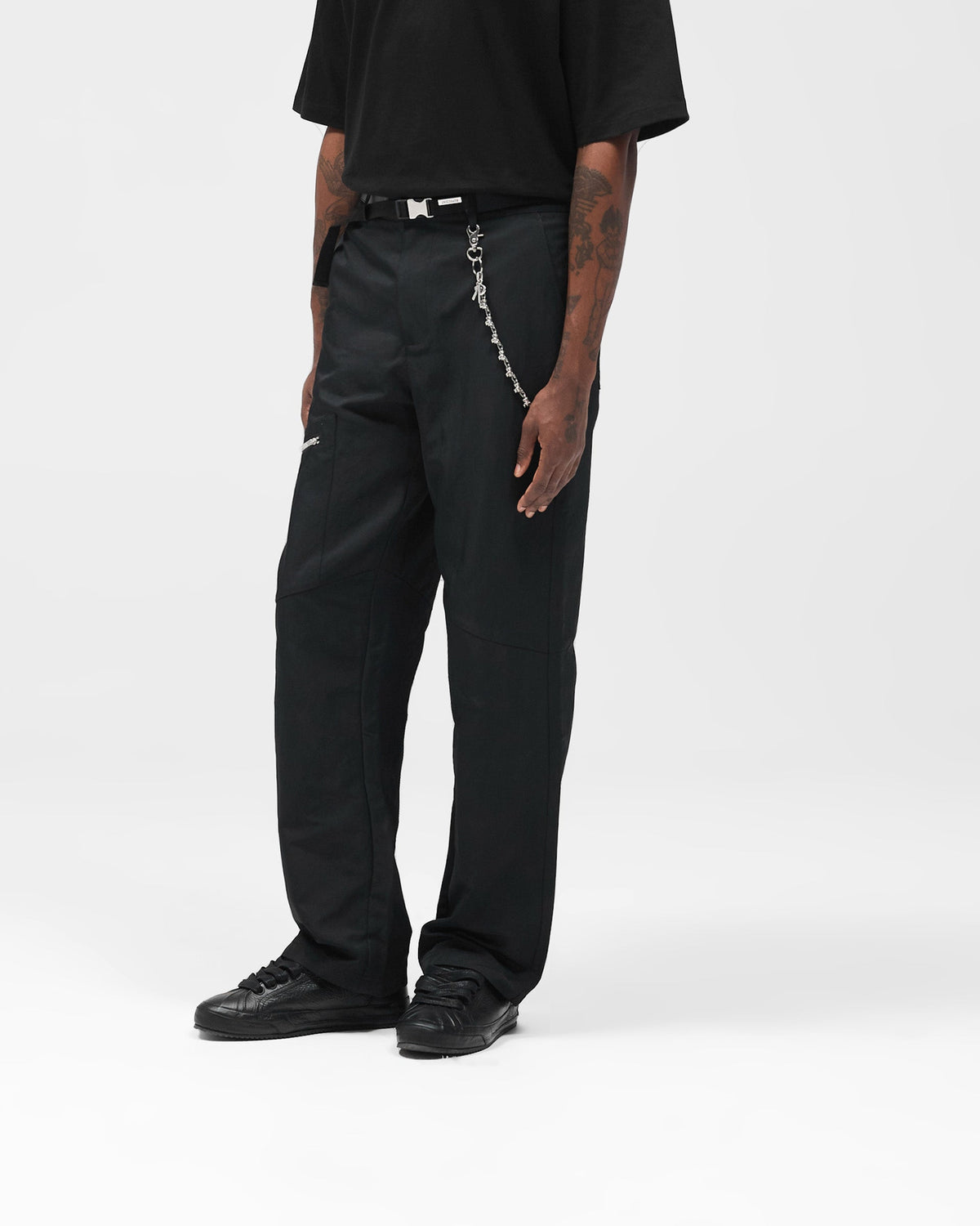 REPRESENT Nylon Workwear Pant - Jet Black