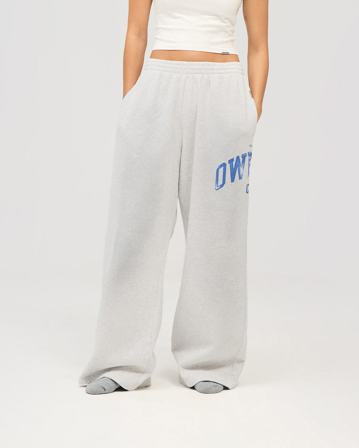 REPRESENT Represent Owners Club Sweatpant - Sprayed Ice Grey Marl