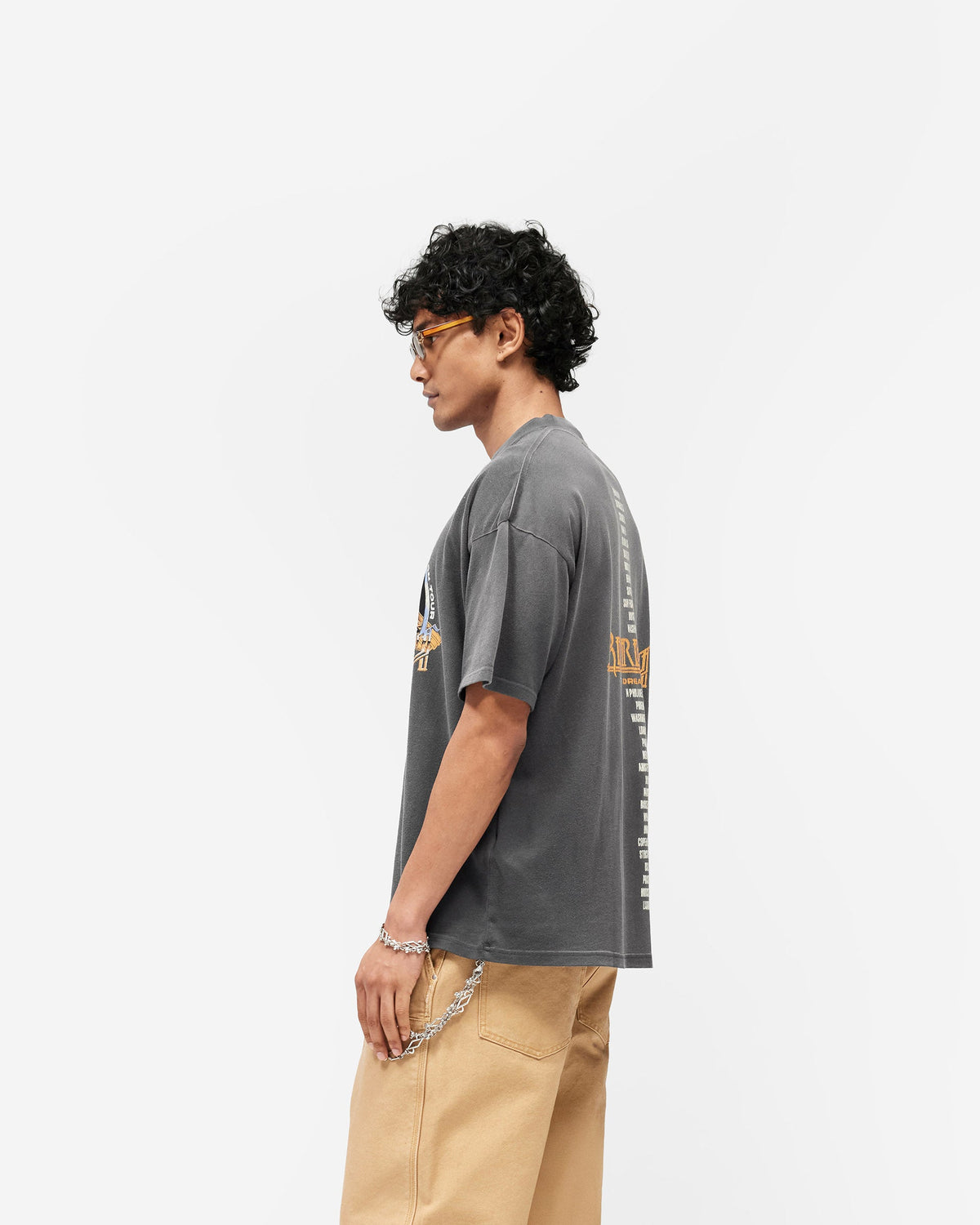 REPRESENT Golden Tour T-Shirt - Sun Fade Grey