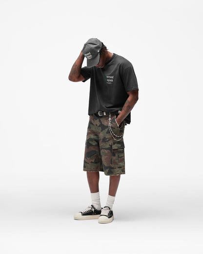 REPRESENT Private Members T-Shirt - Stained Black