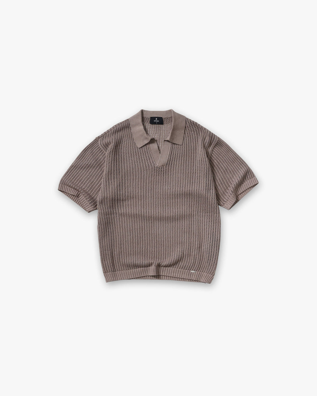 REPRESENT Beverly Knit Polo - Vintage Khaki