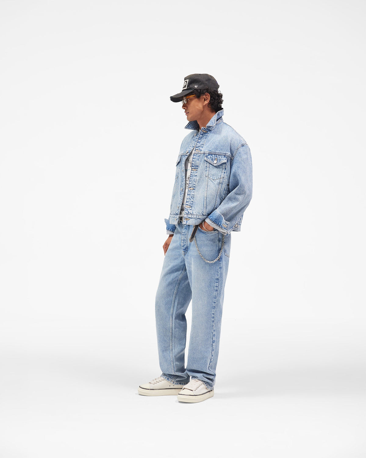 REPRESENT Trucker Jacket - Authentic Blue