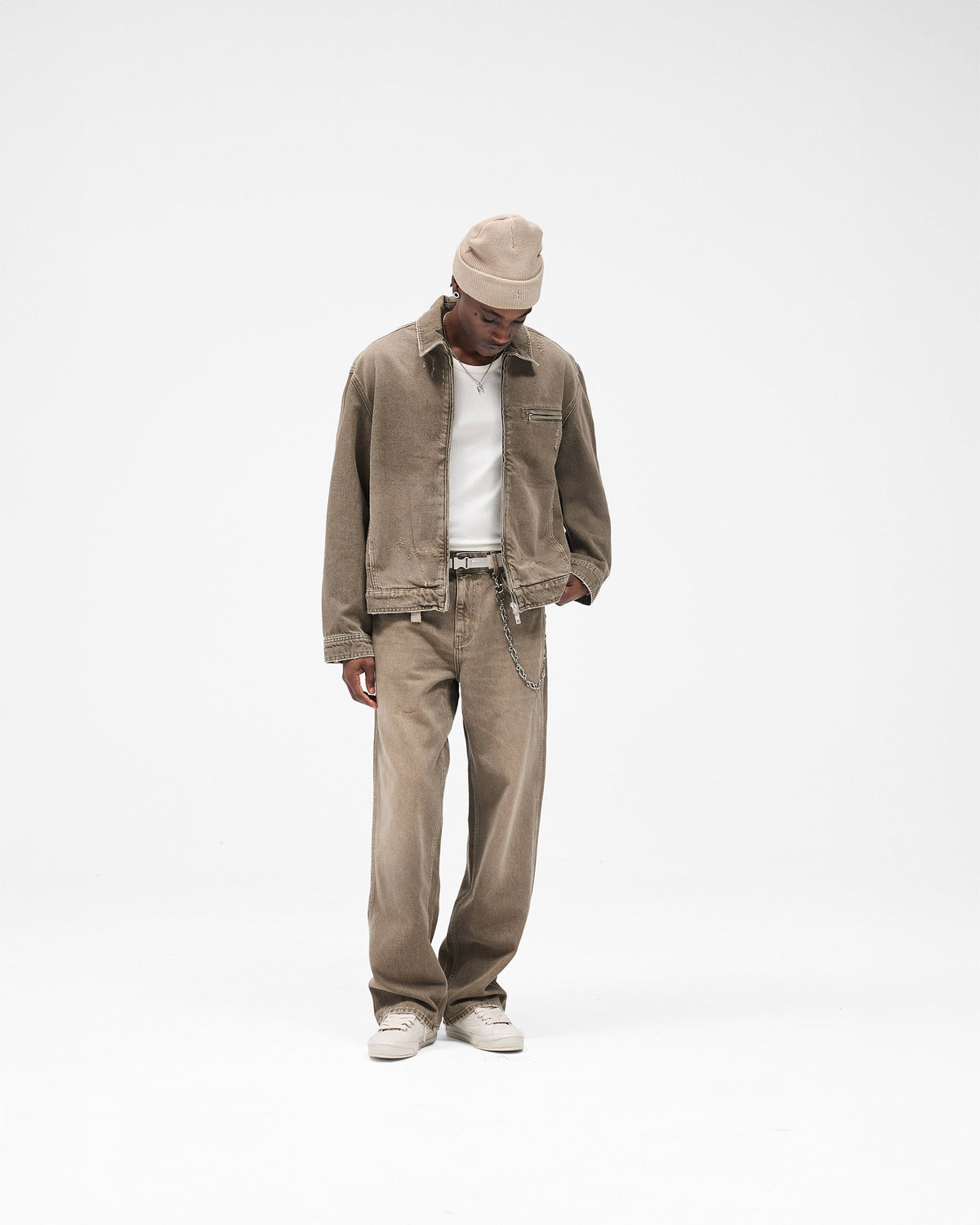 REPRESENT R3 Baggy Denim - Washed Olive