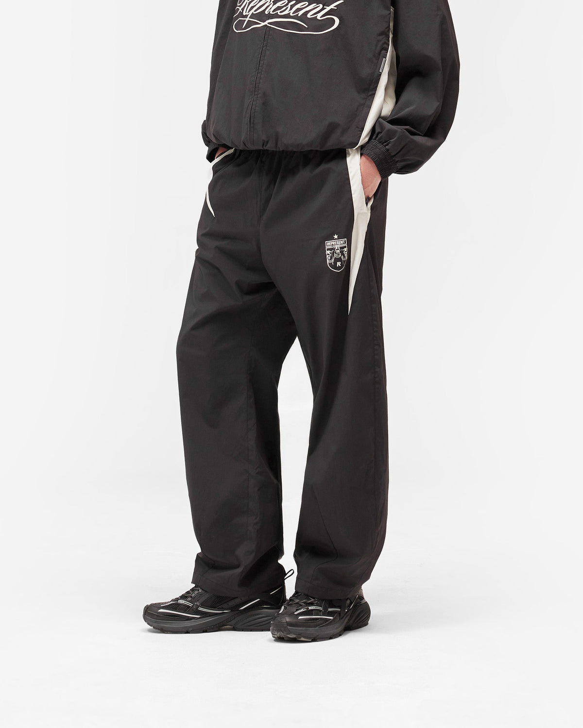REPRESENT Track Star Pant - Jet Black