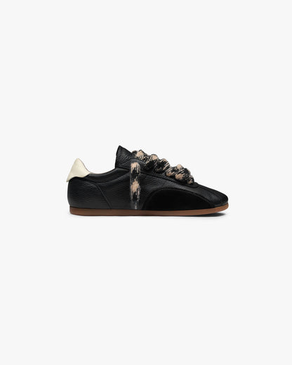 REPRESENT Low-Pro Leather - Jet Black