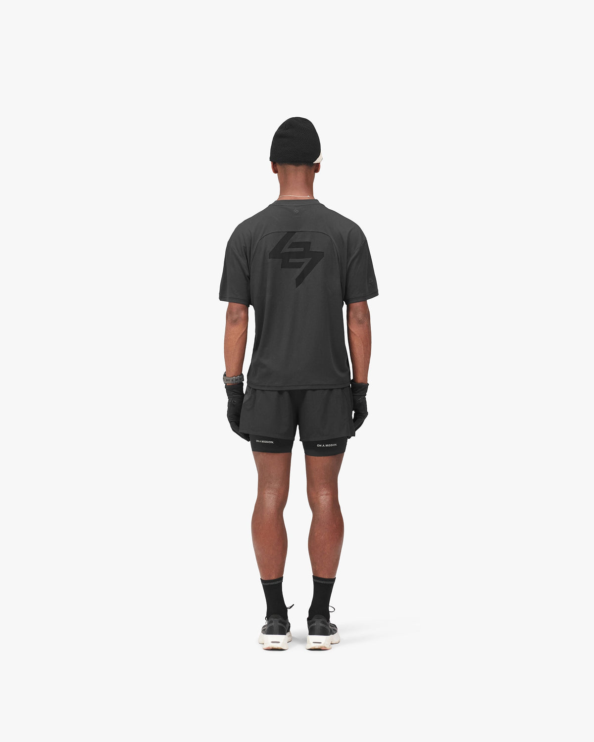 REPRESENT 247 Ghost 2-In-1 Short - Jet Black