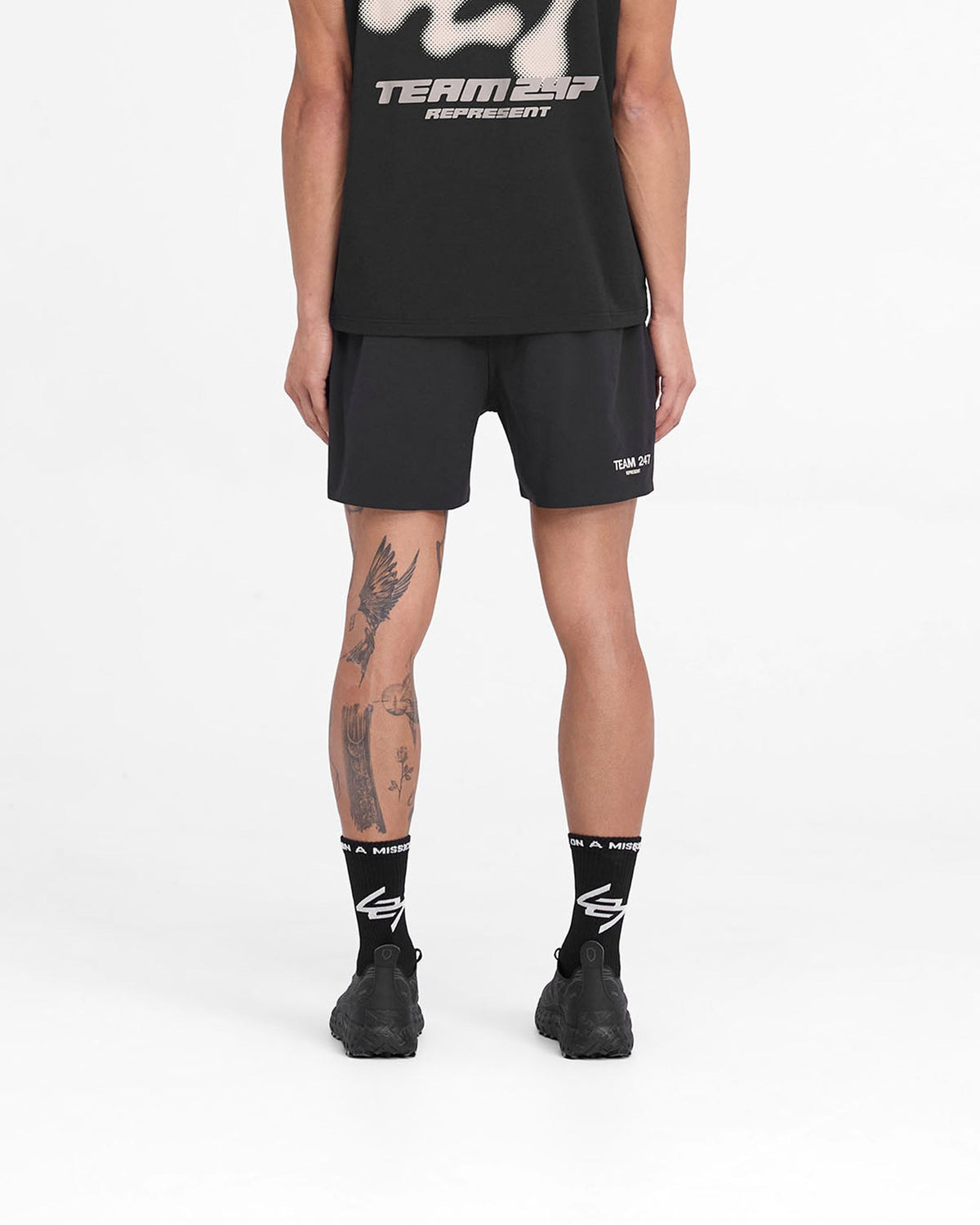 REPRESENT Team 247 Fused Shorts - Black