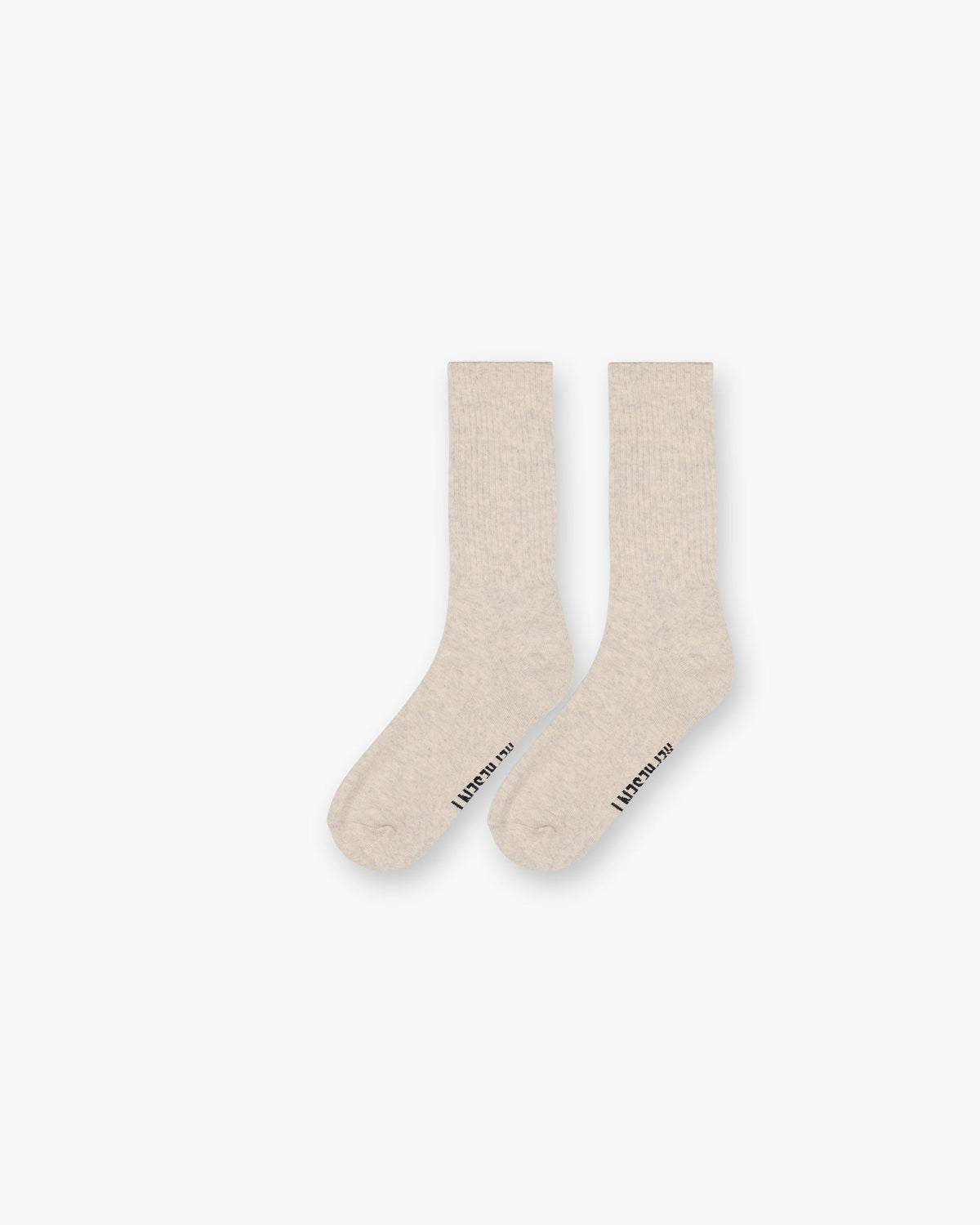 REPRESENT Slub Knit Sock - Dark Taupe